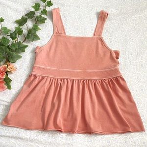 🍑Abound cotton summer square neck tank, peach
